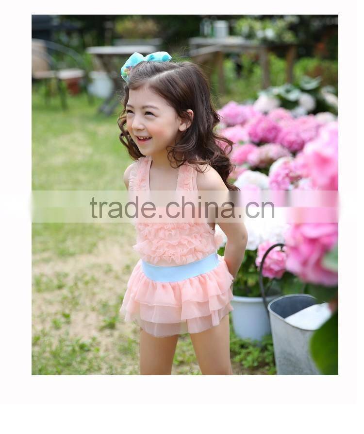 2016 Children swimwear children swimwear piece girl swimsuit