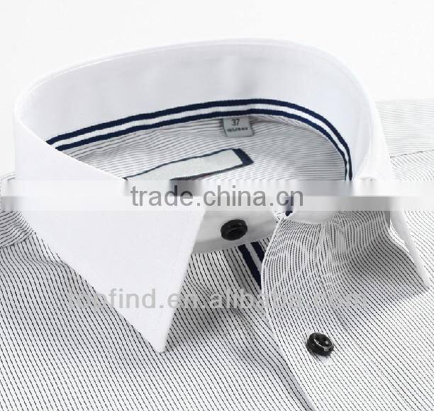 The latest in 2016 fashion fashion collar mans regular fit long sleeve dress shirt