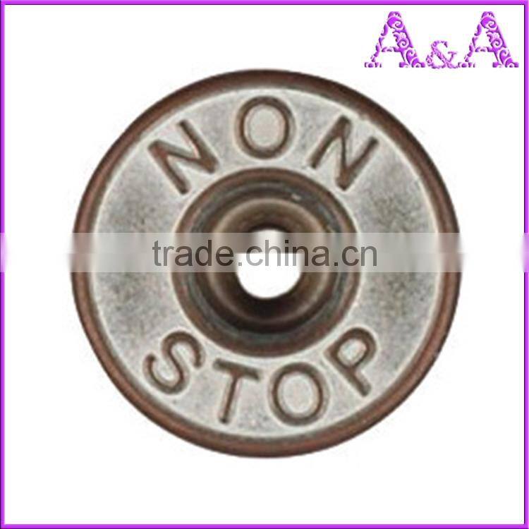 Supply top quality BRASS JEANS BUTTONS jeans buttons 18L-40L