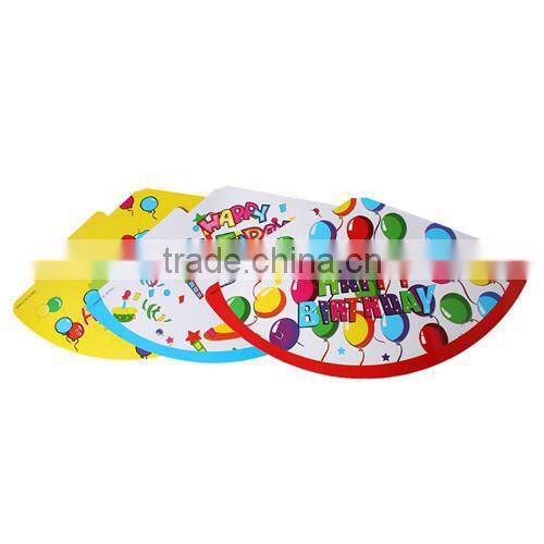 Christmas Cone At Random Clown Pattern Paper Birthday Party Cap Hat