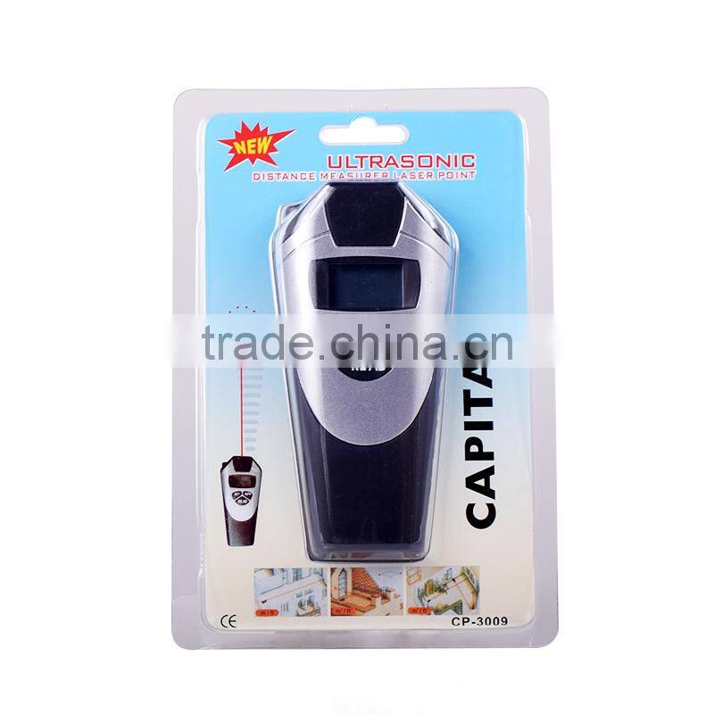 CP-3009 LCD Display ultrasonic electronic distance measuring equipment with Laser Pointer