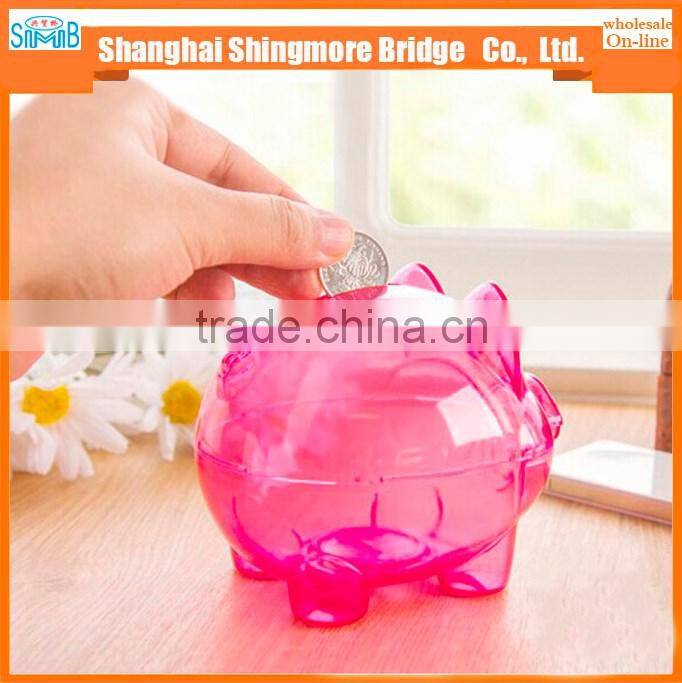 cheap wholesale high quality plastic piggy bank for saving money