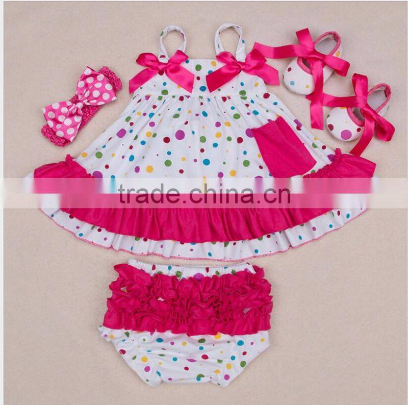Baby Girl Infant 4pcs Clothing Sets Suit inf