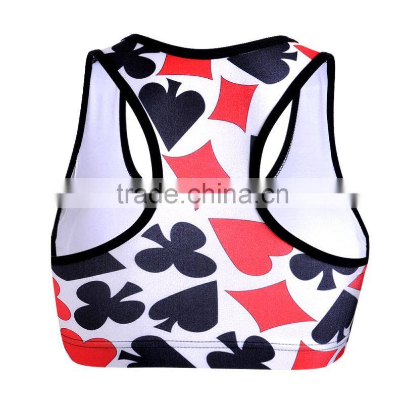sexy women cycling sportswear crossed straps sports bra S131-27