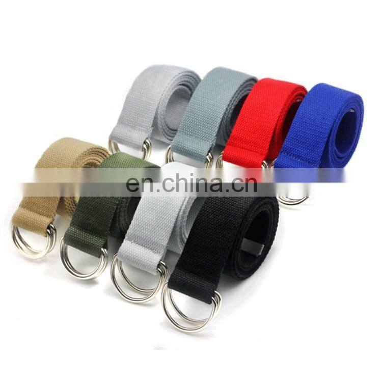 2015 Leisure Pure Color Canvas Webbing Belt Wholesale