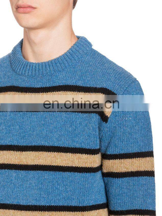 Men's crewneck Knit Men's crewneck Knit Milti-coloured Striped Pattern