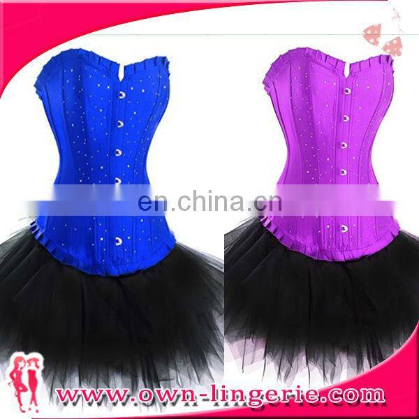 Plus Size xxxxxxl Sequin Corset Undershirt