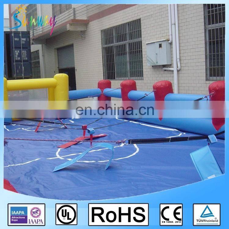 SUNWAY Inflatable Football Soccer Field Giant air tight Inflatable Football Field