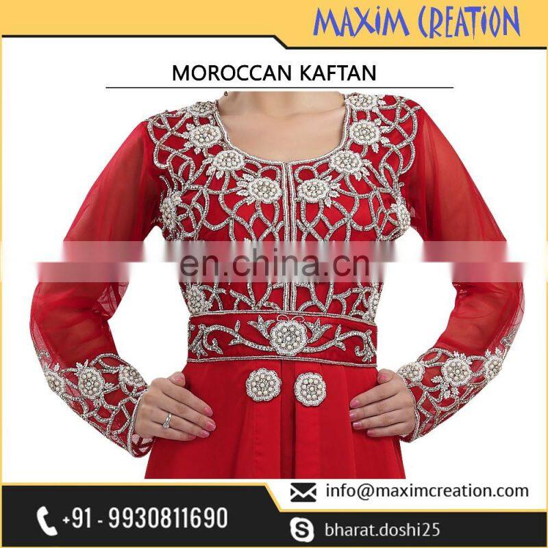 Designer Wedding Gown Party Wear Caftan Dress