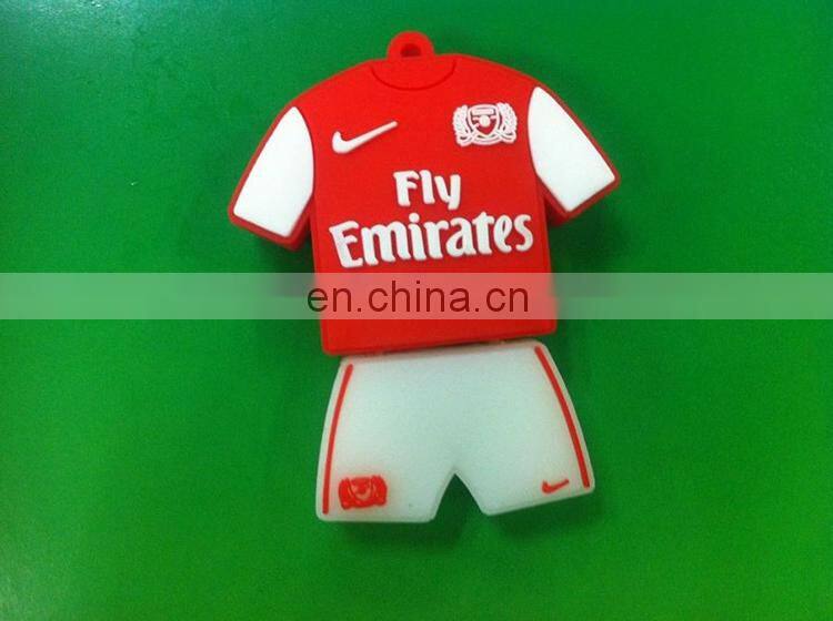 Hot selling USB 2.0 polo shirt shape pvc 2tb usb flash drive with logo