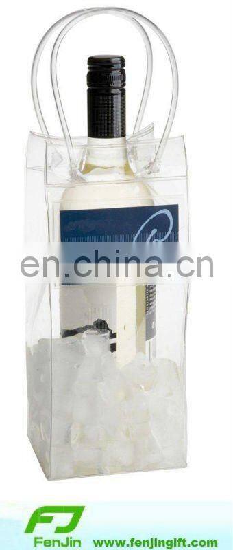 pvc wine cooler bag with handle