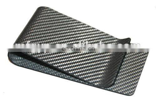 Free sample red plated money clip with spring