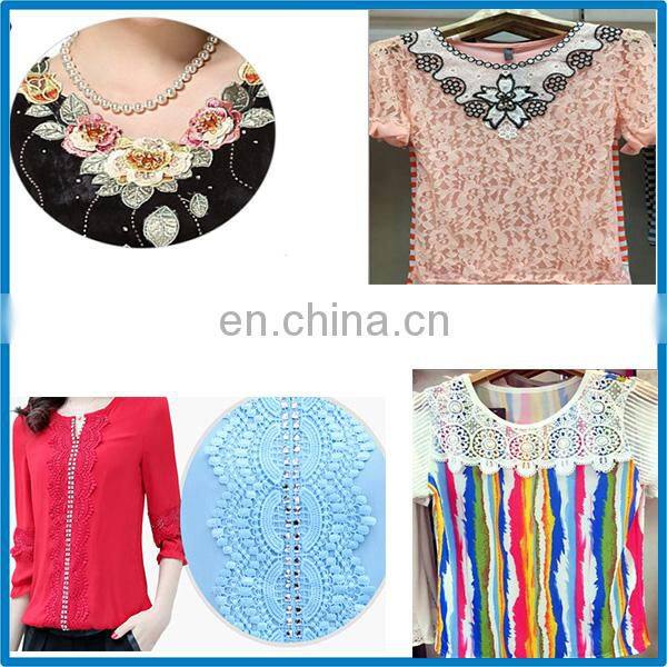 2016 classic arovane winnower popular desgn embroidery lace fabric milk poly