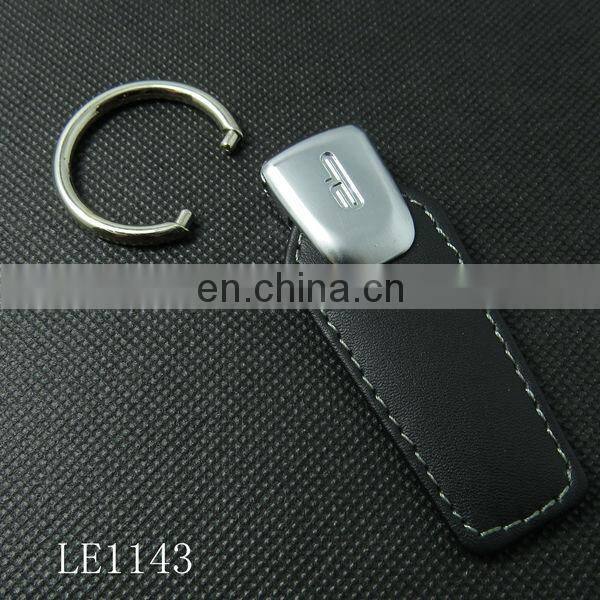 Hot Sale Promotional Real Leather Metal Carabiner Key Chain