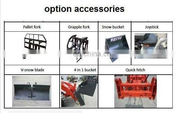 Factory direct supply industrial loader with snow blower