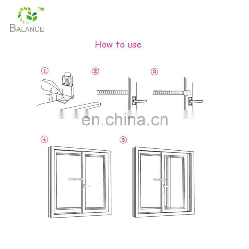 baby safety window sliding lock