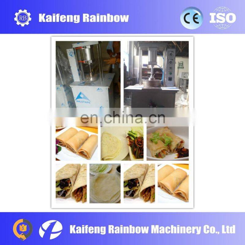 Manufacture Dough sheet meat roll spring roll samosa skin making machine