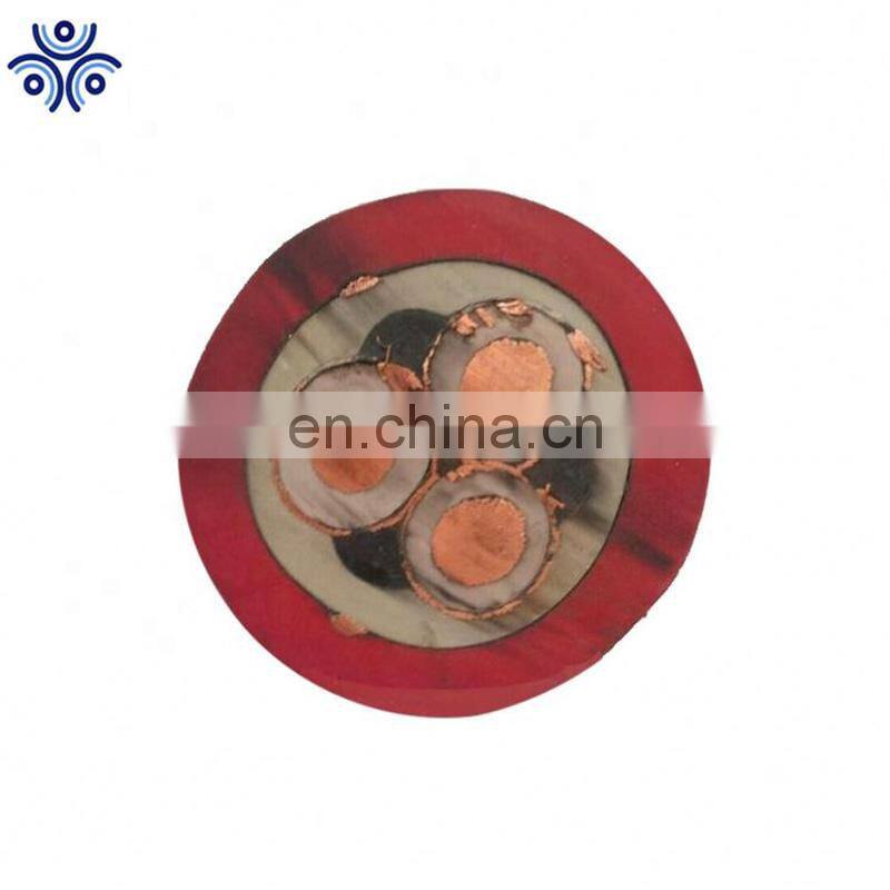 25KV copper conductor EPR insulation Rubber sheath mining cable