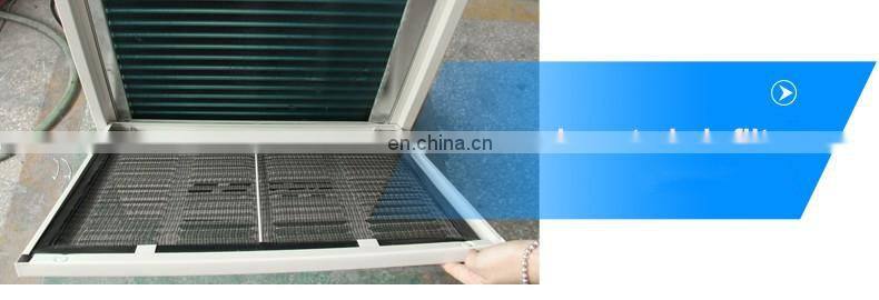 Metal material air cooler with wheels