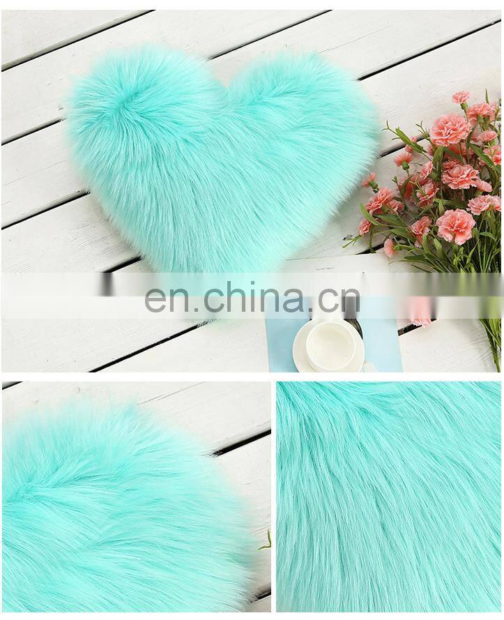 Home decorative Heart pillow velvet throw pillow cover