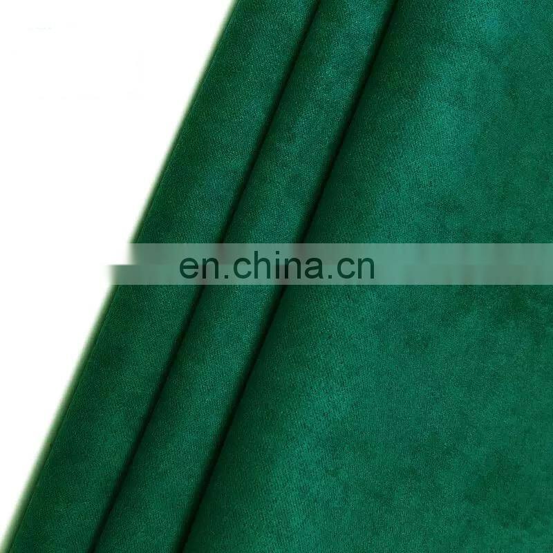 high quality 75d*225d 100% polyester suede fabric for sofa
