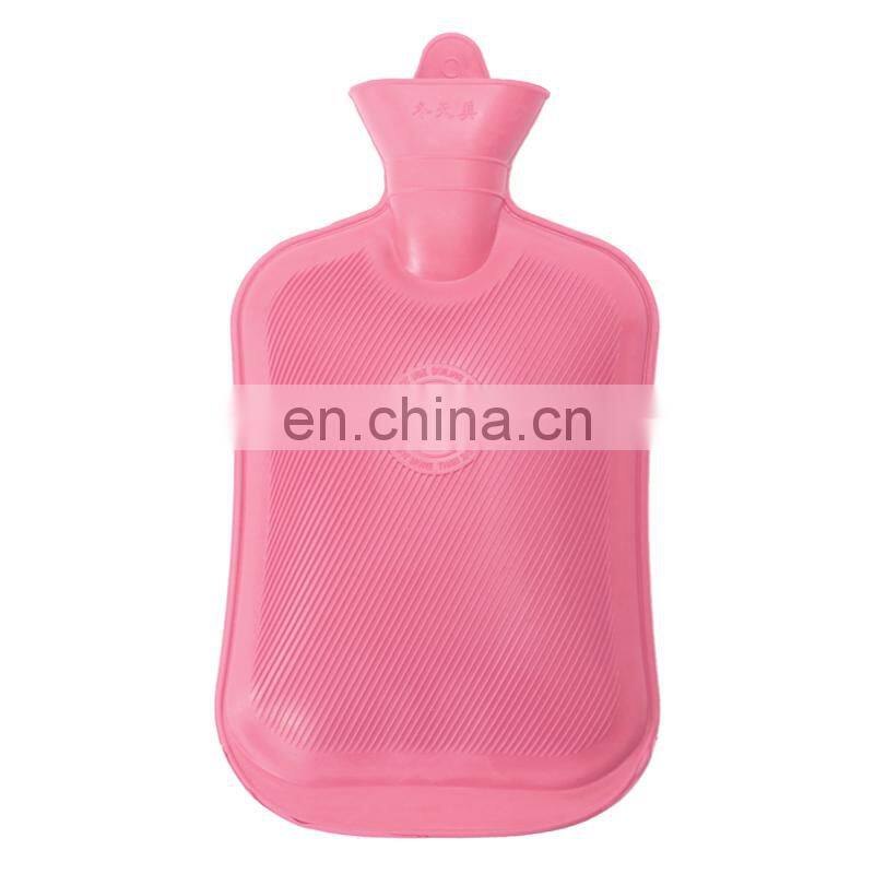 Silicone Rubber Hot Water Bottle,500L British Standard Colorful Rubber Hot Water Bottle