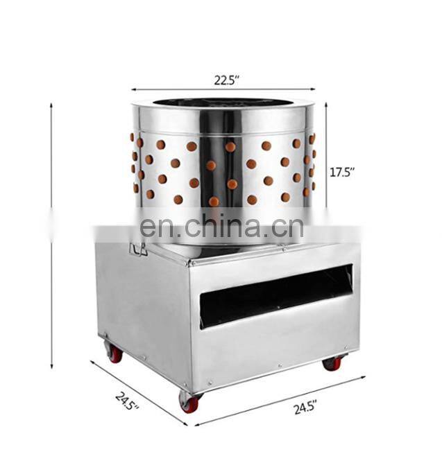 High Quality Automatic Stainless Steel Poultry Depilator chicken duck pigeons quails turkey Feather Plucker