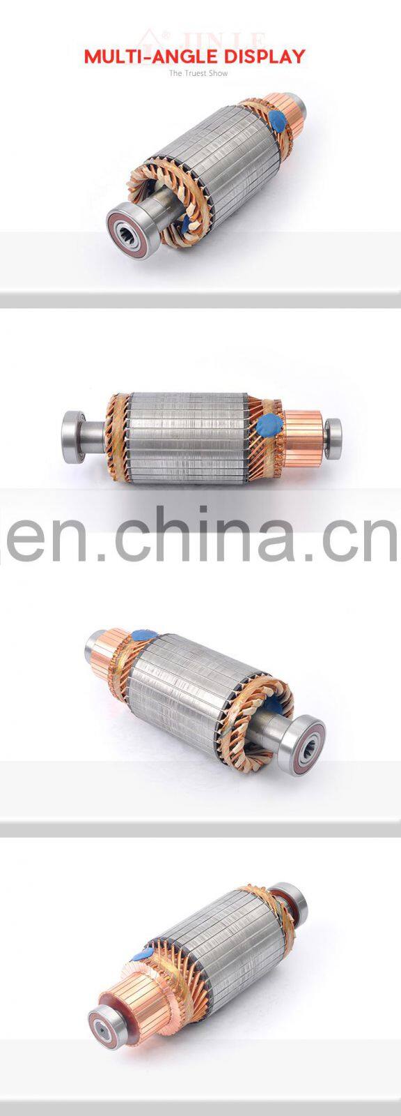100% Copper wire armature commutator