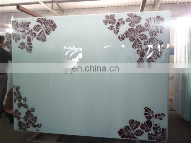 Silkscreen Printed Tempered Glass Door