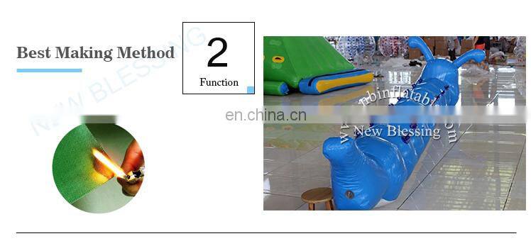 Customized Inflatable Water Caterpillar/Inflatable sport games for Company Activities