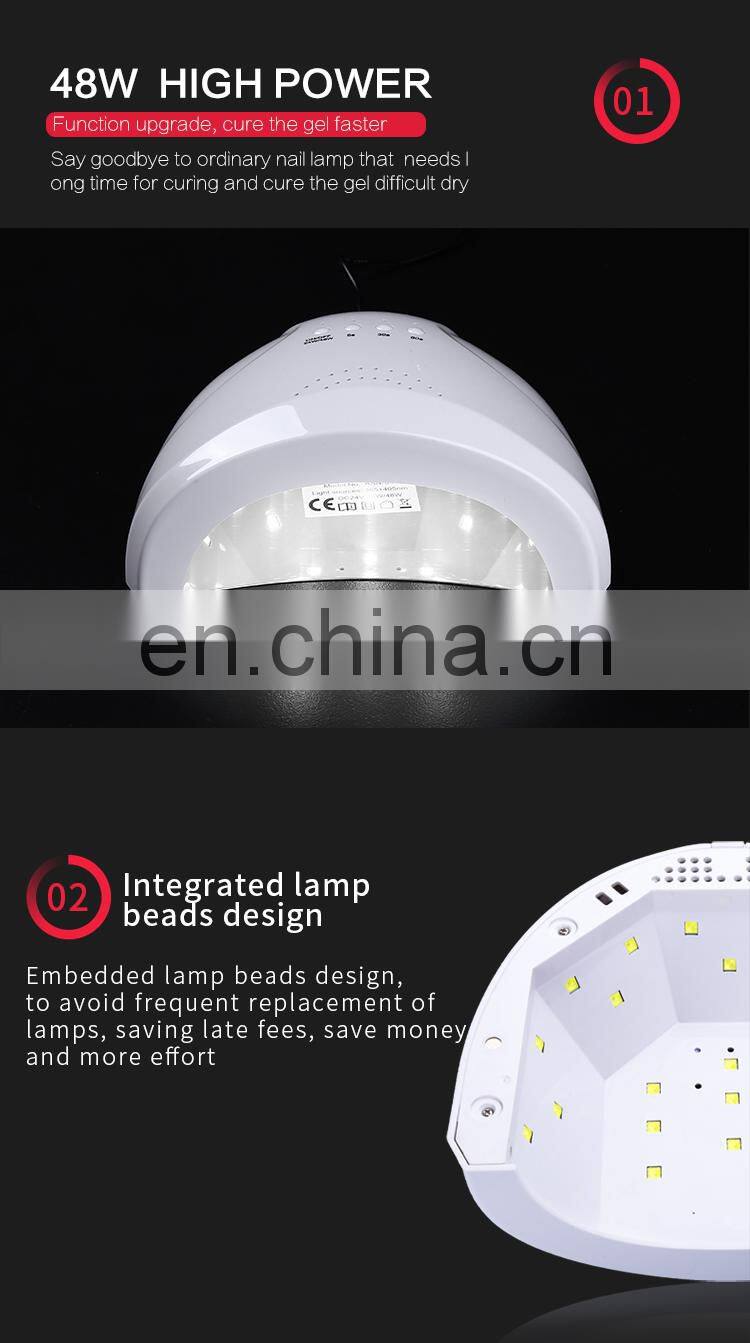 48w electric uv led nail lamp nail polish dryer