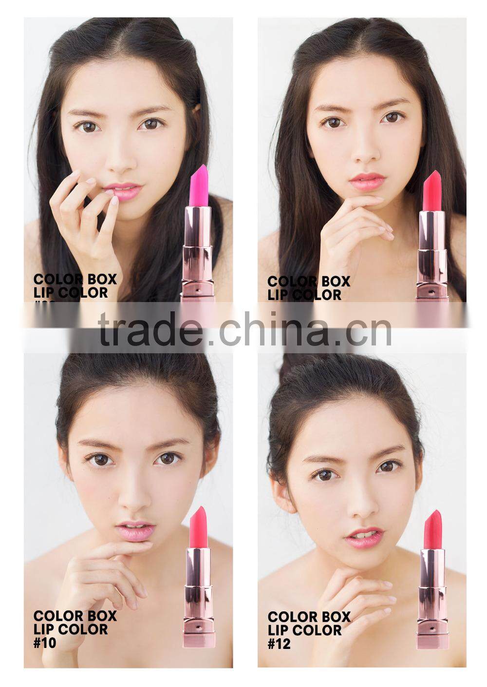 Good quality matte waterproof lipstick cosmetic packaging lipstick plastic lipstick tube