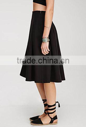 Popular hepburn wind A-line Ladies' Pleated Skirt for Women