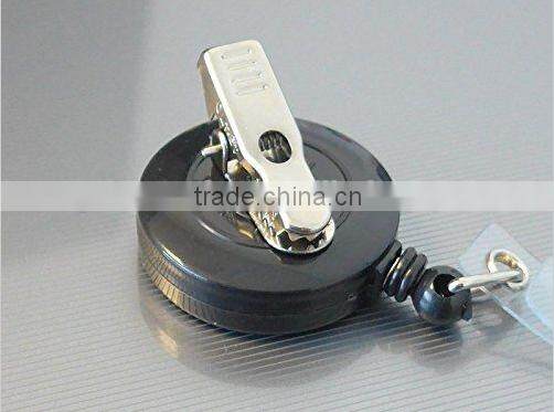 Retractable Badge Holder ID Card Holder Reel with SWIVEL-BACK Alligator Clip