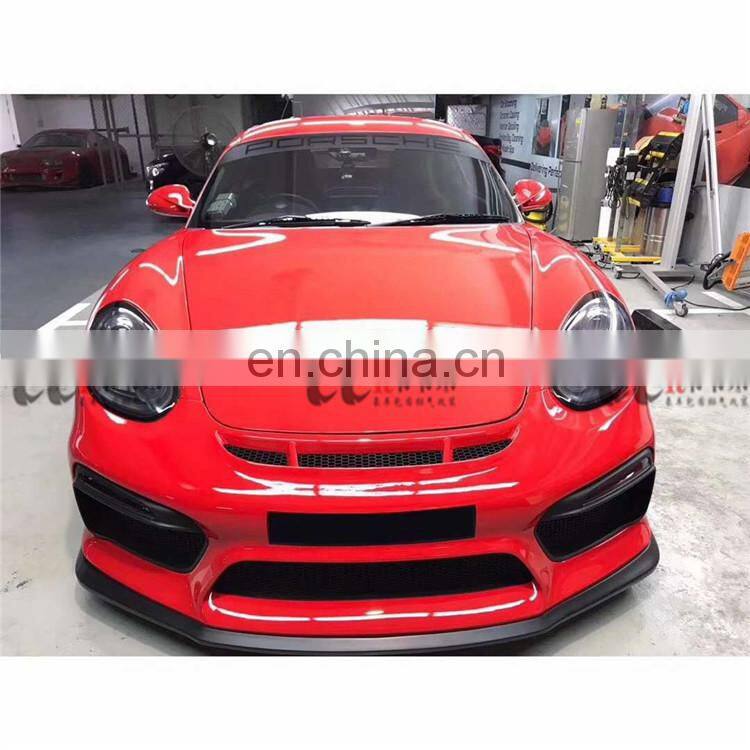 body kit front bumper for porsche cayman boxster 987 modify to GT4 auto tuning part