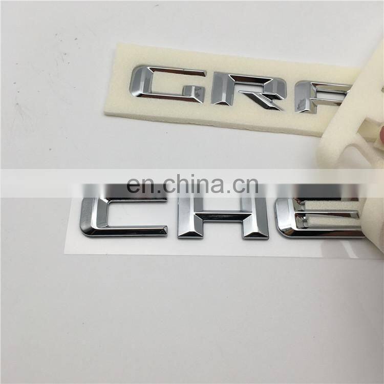 Chrome Custom ABS Car Body 3D Decoration  Car Emblem Sticker