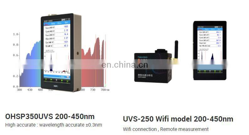 350UVS 200-450nm Ultraviolet Spectroradiometer