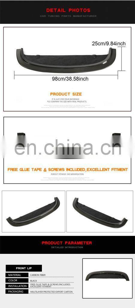 Carbon Fiber Front diffuser Lip for BMW E9x E90 E92 E93 M3 2008-2013