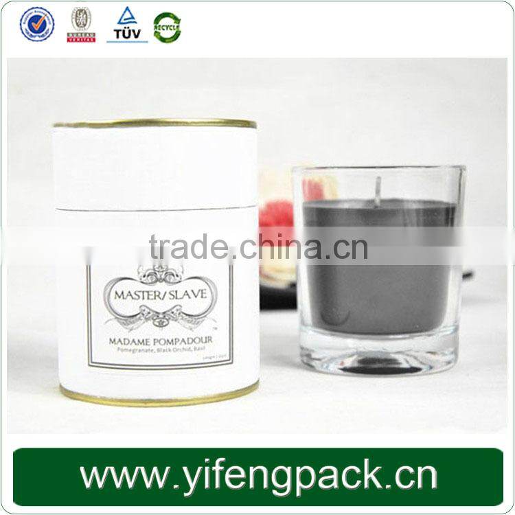 Hot sale kraft paper cardbaord round tube gift box custom empty Jar gift box