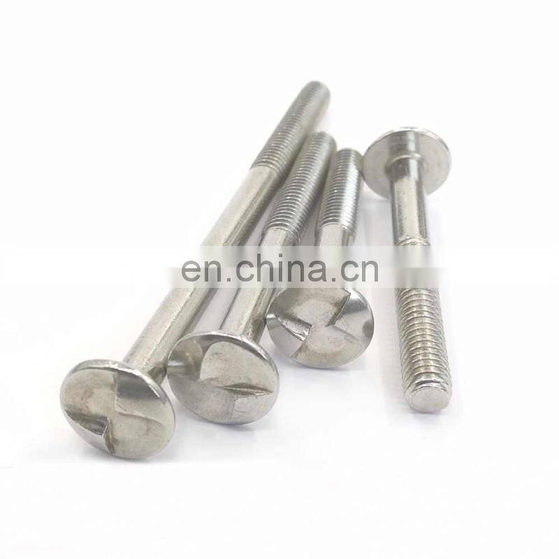 M3.5 X 40mm Nickel Plated Electrical Plug Socket Screws raised countersunk slot electrical screws