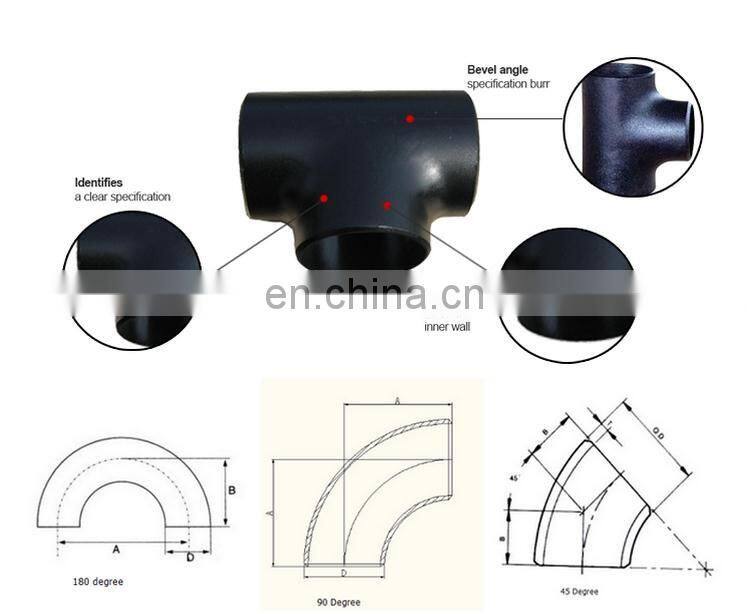 investment casting flanged carbon steel pipe fitting on sale