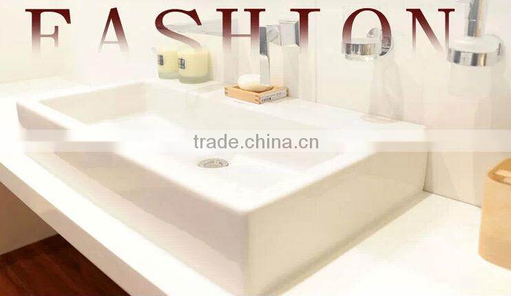 WESDA Washroom stainless steel Basin filp Style Sink Drainer without Overflow Hole