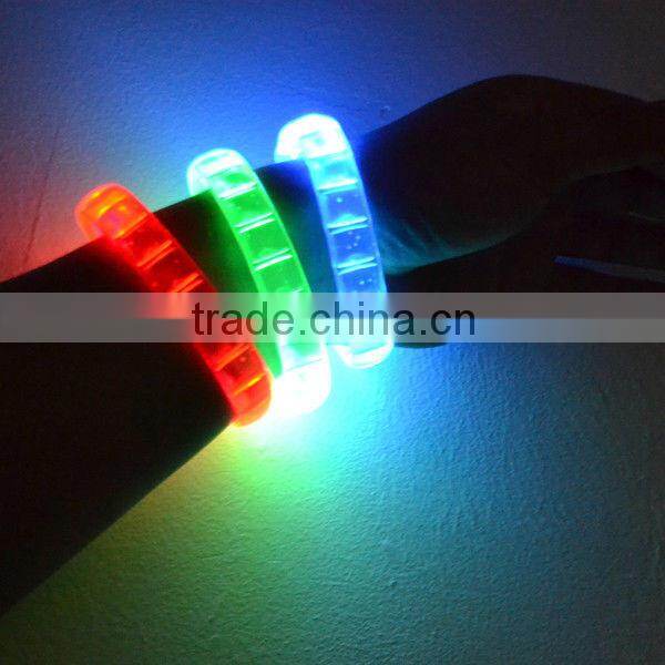 plastic hot sale Party gift led flashing bracelet