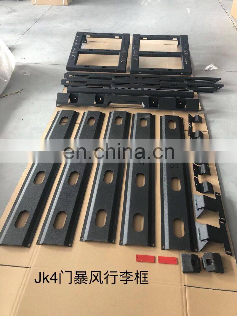 J376 storm luggage rack 4 doors Load-bearing 100-150KG for Vehicles for jeep for wrangler JK 2007-2017 accessories STEEL LANTSUN