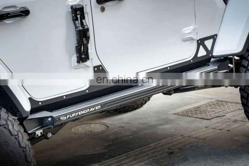 Furyengraver side step bar with light for Jeep wrangler JL Running boards Nerf bars for Jeep from Maiker