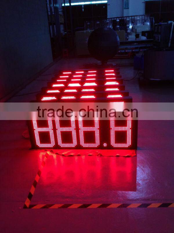 Australia price digital 888.8 16'' high-brightness led price board