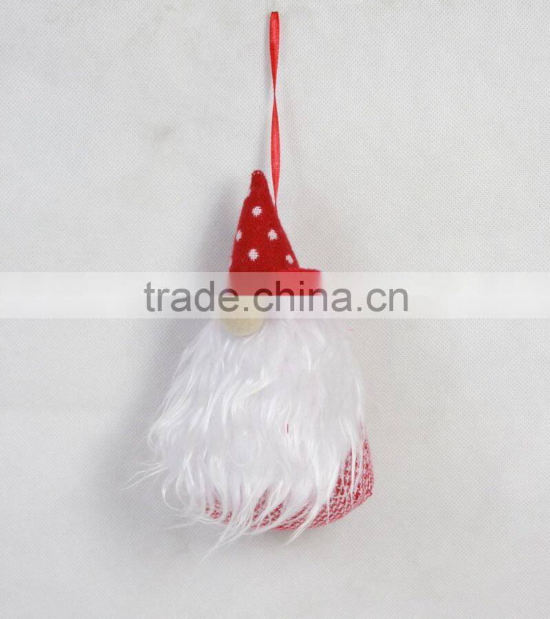 2015 fabric material christmas tree hanging ornament