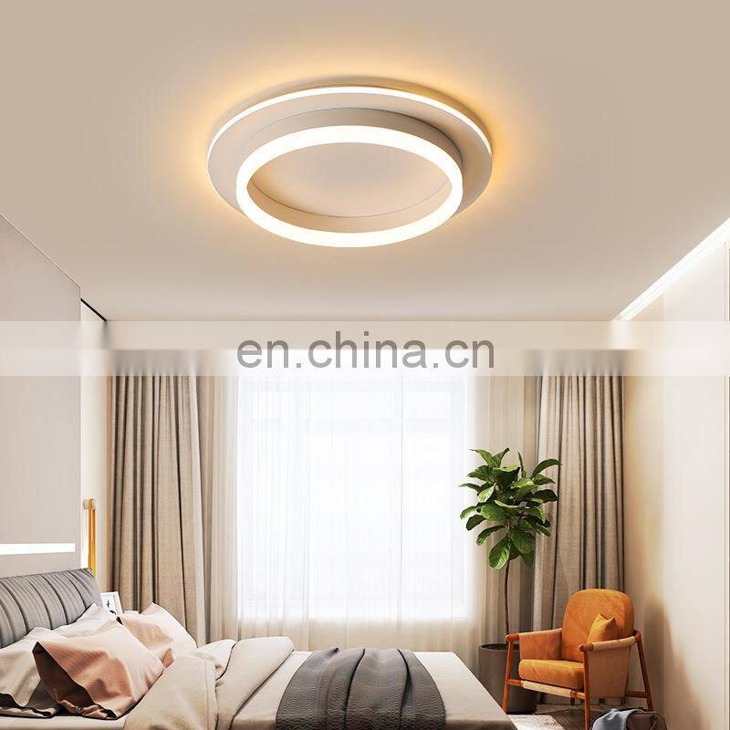 Square Golden whole house lamp living room ceiling lights acrylic ceiling lamp
