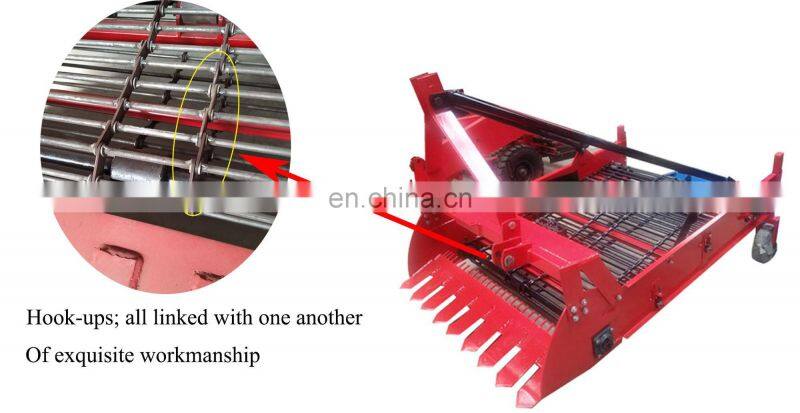 Tractor mounted Peanut / Carrot / Cassava / Garlic / Ginger / Single Row Potato Harvester Machinery Small Sweet Potato