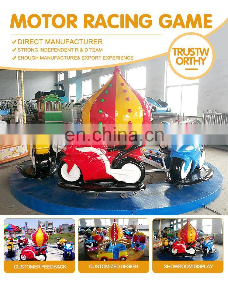 Cheap price motor bike racing game kids carnival fairground entertainment amusement park rides for sale